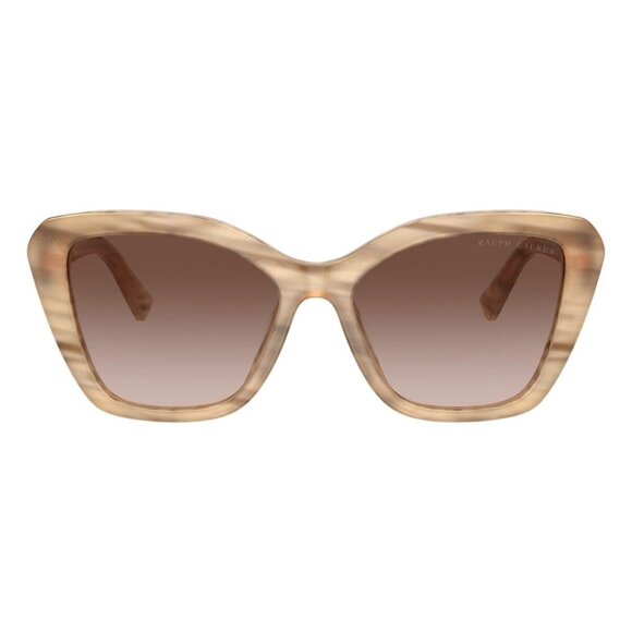 New RALPH LAUREN The Isable Brown Butterfly RL8216U 610613 Sunglasses Women - Picture 2 of 6